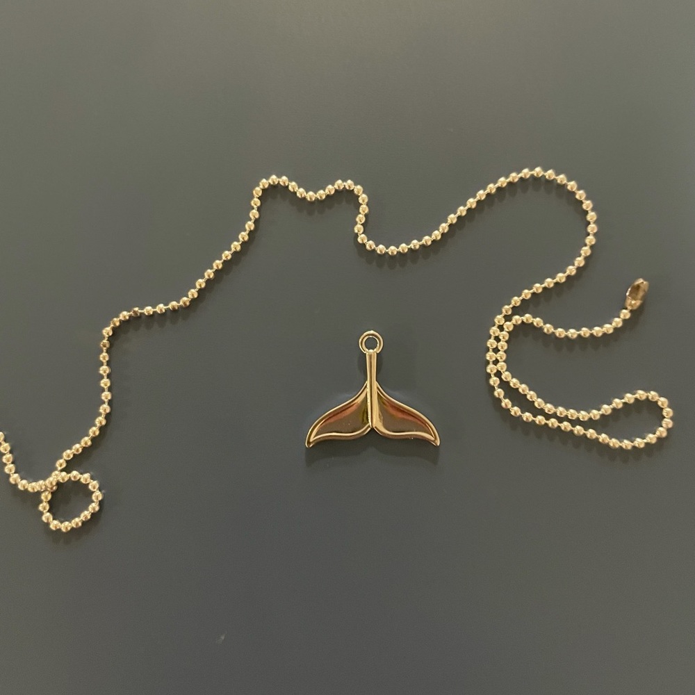 Dolphin or Mermaid Tail Necklace